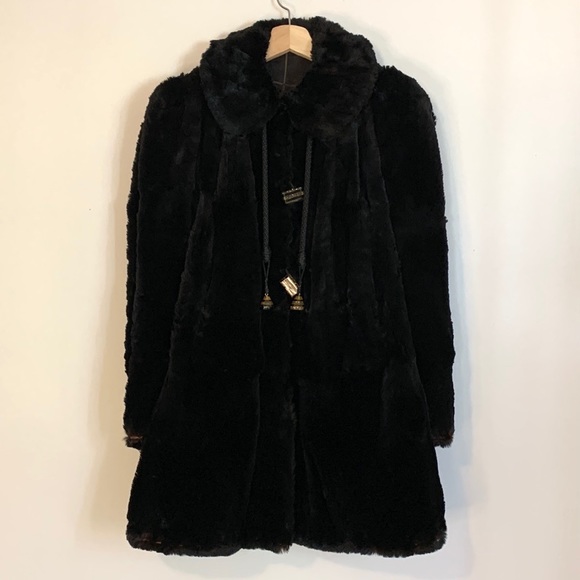 VINTAGE | Fur Swing Coat - Picture 5 of 17